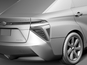 Toyota Mirai 2016 3D Model
