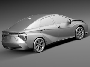 Toyota Mirai 2016 3D Model