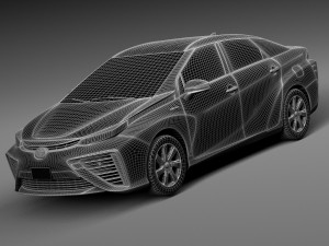 Toyota Mirai 2016 3D Model