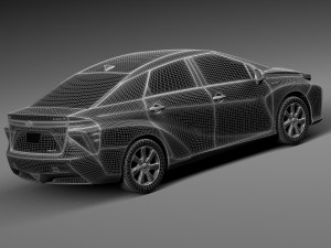 Toyota Mirai 2016 3D Model