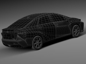 Toyota Mirai 2016 3D Model