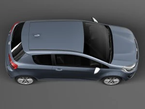 Generic Hatchback 2016 3D Model