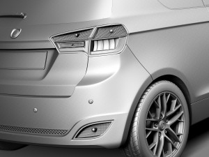 Generic Hatchback 2016 Modelo 3D