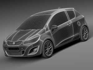 Generic Hatchback 2016 Modelo 3D