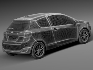 Generic Hatchback 2016 Modelo 3D