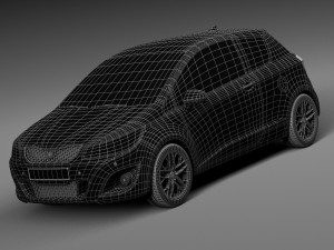 Generic Hatchback 2016 Modelo 3D