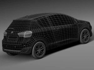 Generic Hatchback 2016 3D Model