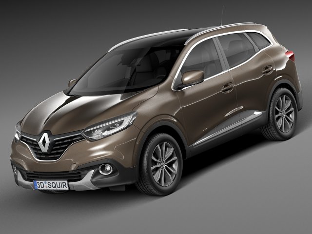 Renault Kadjar 2016 3Dモデル .c4d .max .obj .3ds .fbx .stl .blend 