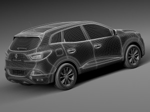 Renault Kadjar 2016 3Dモデル