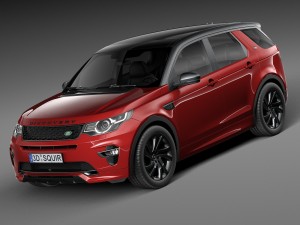 Land Rover Discovery Sport Dynamic 2016 3D Model