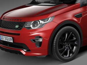 Land Rover Discovery Sport Dynamic 2016 3D Model