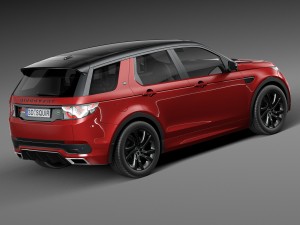 Land Rover Discovery Sport Dynamic 2016 3D Model