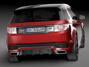 Land Rover Discovery Sport Dynamic 2016 3D Model