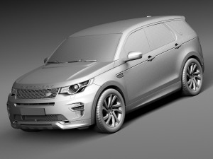 Land Rover Discovery Sport Dynamic 2016 3D Model
