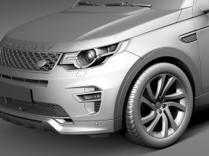 Land Rover Discovery Sport Dynamic 2016 3D Model