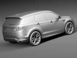 Land Rover Discovery Sport Dynamic 2016 3D Model