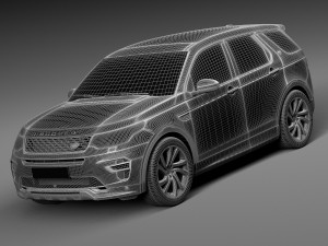 Land Rover Discovery Sport Dynamic 2016 3D Model