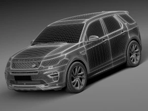 Land Rover Discovery Sport Dynamic 2016 3D Model