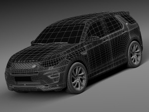 Land Rover Discovery Sport Dynamic 2016 3D Model