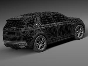 Land Rover Discovery Sport Dynamic 2016 3D Model