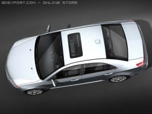 MKZ 2010 3D Model