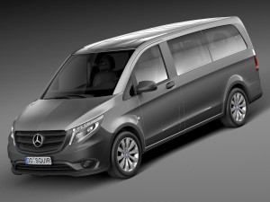Mercedes-Benz Vito Tourer 2015 3D Модель