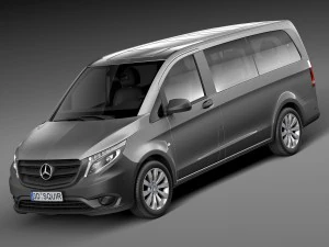 Mercedes-Benz Vito Tourer 2015 Model 3D