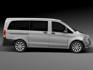 Mercedes-Benz Vito Tourer 2015 3D Model