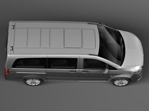 Mercedes-Benz Vito Tourer 2015 3D Model