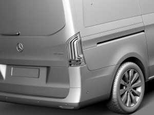 Mercedes-Benz Vito Tourer 2015 3D Model