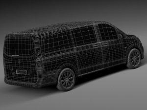 Mercedes-Benz Vito Tourer 2015 3D Model