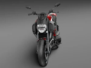 Ducati Diavel Carbon 2015 3D Model