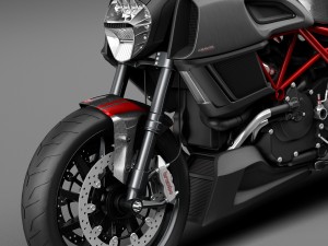 Ducati Diavel Carbon 2015 Model 3D