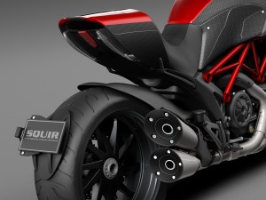 Ducati Diavel Carbon 2015 Model 3D