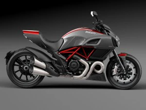 Ducati Diavel Carbon 2015 3D Model