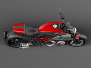 Ducati Diavel Carbon 2015 Model 3D