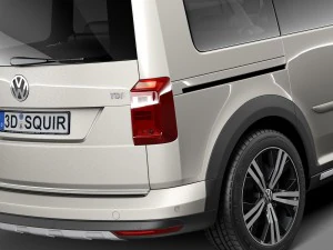 Фольксваген Кадди Олтрек 2016 3D Модель