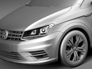 Фольксваген Кадди Олтрек 2016 3D Модель