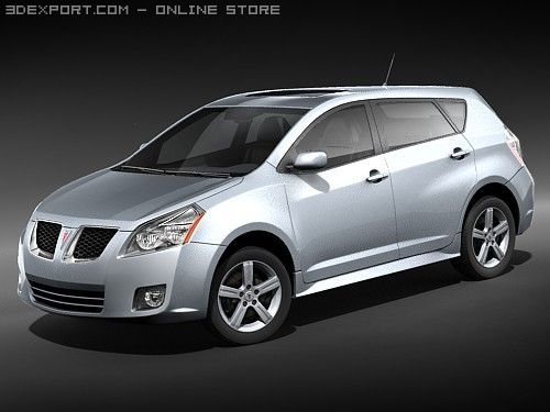 Pontiac vibe Modello 3D .c4d .max .obj .3ds .fbx .stl .blend 