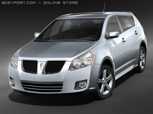 Pontiac vibe Modello 3D