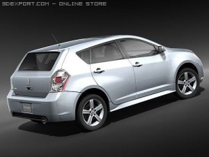 Pontiac vibe Modello 3D