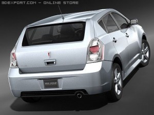 Pontiac vibe Modello 3D