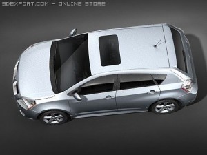 Pontiac vibe Modello 3D