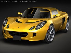 Lotus Elise USA 3D Model