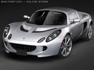 Lotus Elise USA 3D Model