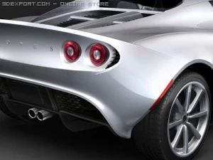 Lotus Elise USA 3D Model