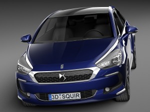 Citroen DS5 2016 Modello 3D