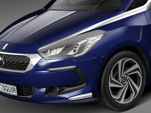 Citroen DS5 2016 Modello 3D