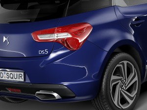 Citroen DS5 2016 Modello 3D