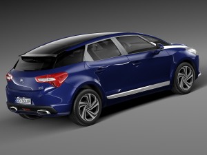 Citroen DS5 2016 Modello 3D